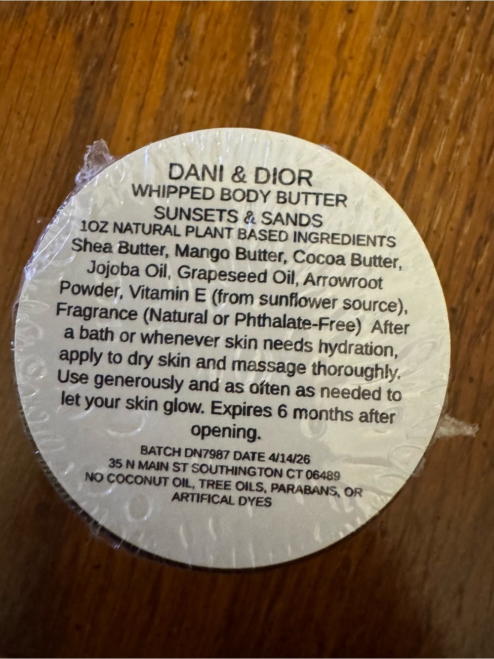 Sunsets& Sands Whipped Body Butter by DANI & DIOR